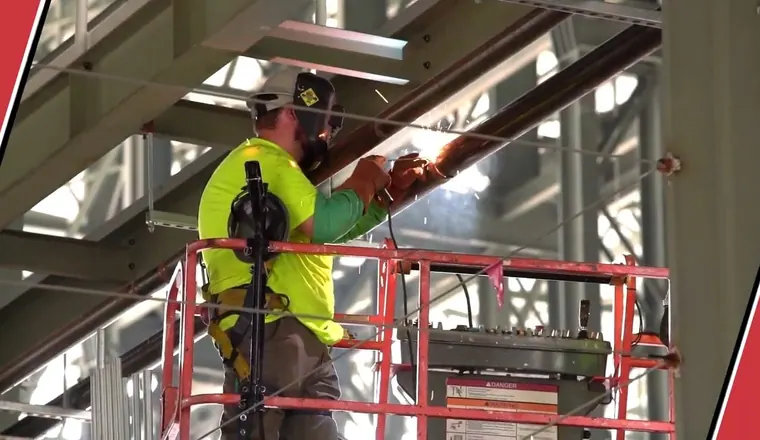 Commercial plumbing rough-in with exposed piping for Pre-Purchase Plumbing Inspection: Cumberland Valley