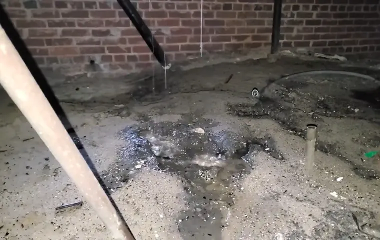Crawlspace drain pipe repair below a home for plumbing service in Mechanicsburg Borough